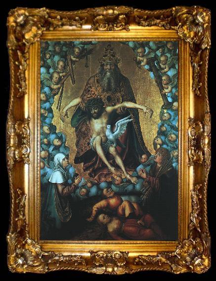 framed  Lucas  Cranach The Trinity, ta009-2